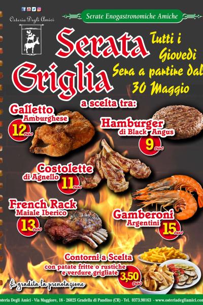 Serate Griglia 2024 1800 Min